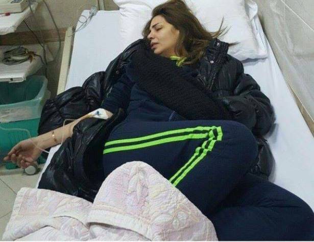 بعد عام من زفافهما زوج الممثلة السورية يحاول قتلها – بالصور