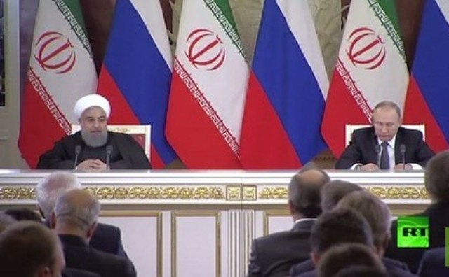 بوتين يشيد بالتعاون مع إيران في تحريك التسوية السورية ومكافحة الإرهاب
