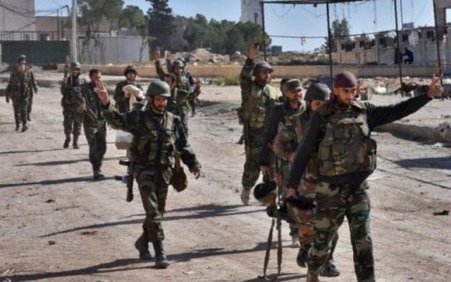 الجيش السوري يستعيد مدينة دير حافر