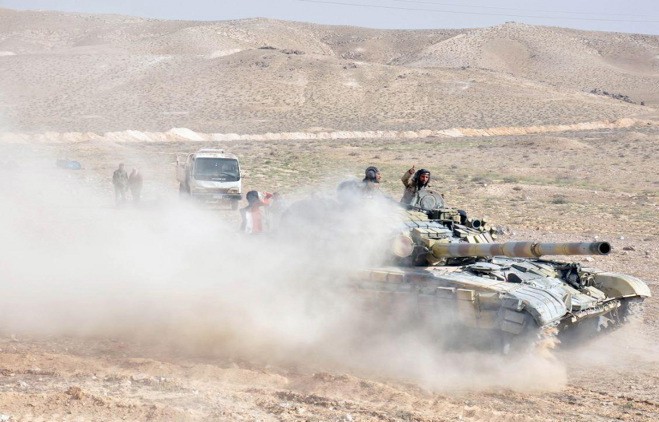 الجيش السوري يصد هجوما عنيفا لداعش على مطار "T-4" العسكري