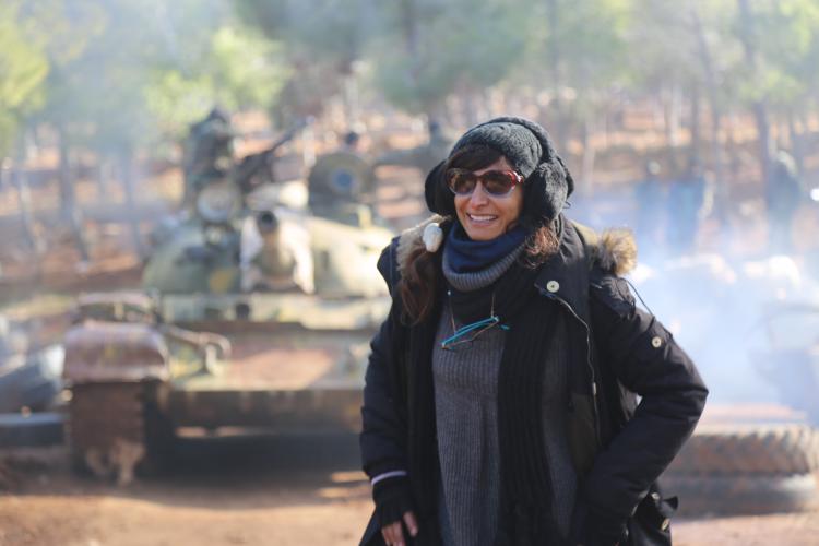 رشا شربتجي : أعتذر عن صوت التفجير يوم الجمعة الذي سمع في دمشق