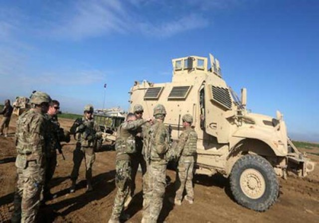 الولايات المتحدة تنشر قوات فصل على الحدود السورية التركية لمنع تركيا من اجتياح الشمال السوري