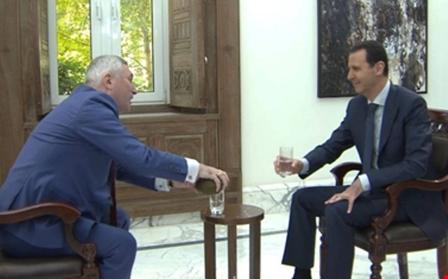 ما سر المياه التي شربها الرئيس الأسد؟