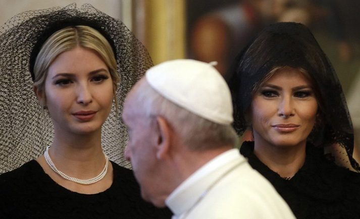 بابا الفاتيكان يسأل ميلانيا عن الطعام الذي تقدمه لترامب.. والإجابة “مضحكة”